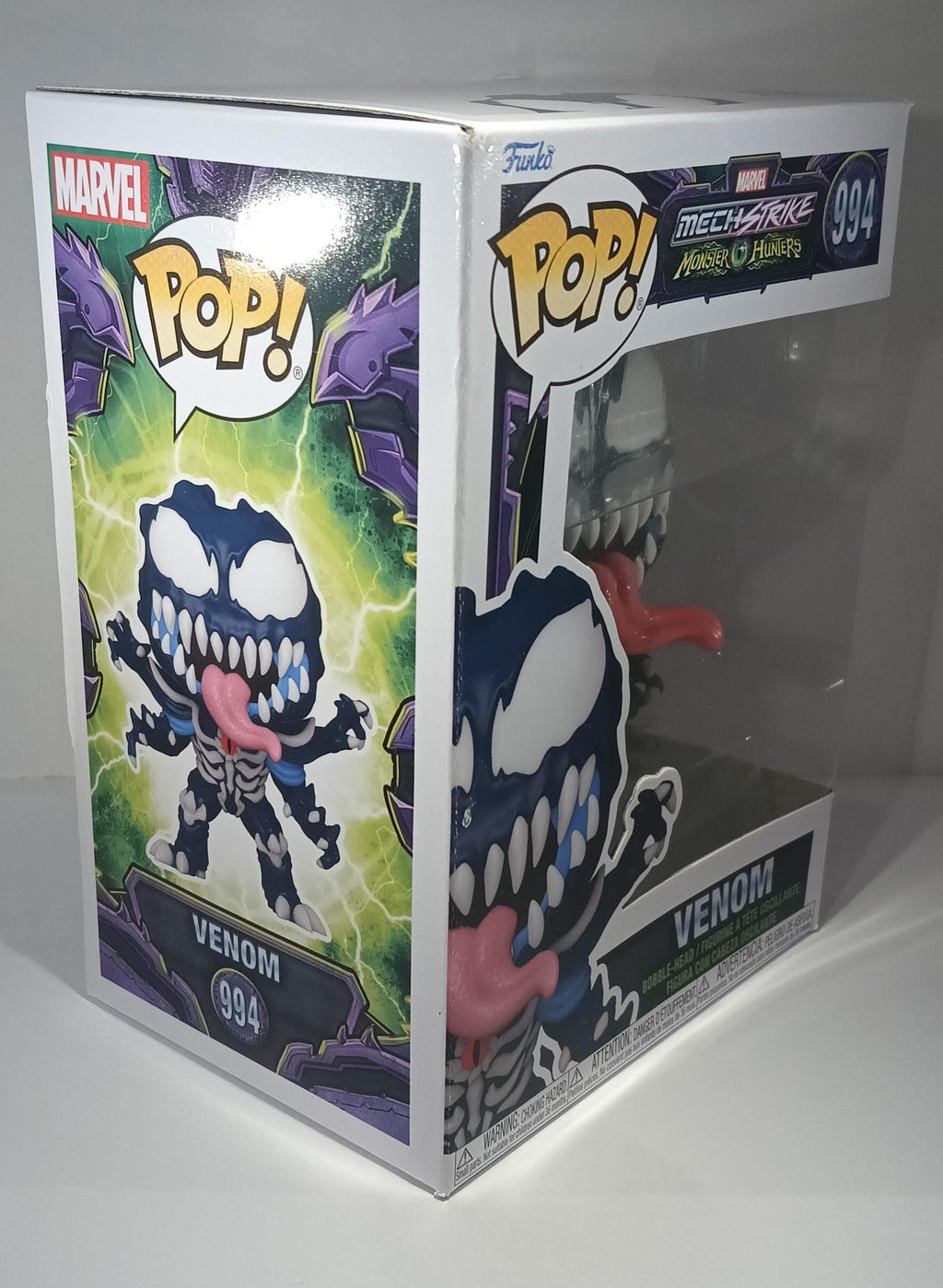 Funko Pop #994, VENOM MARVEL Mech Strike Monster Hunters